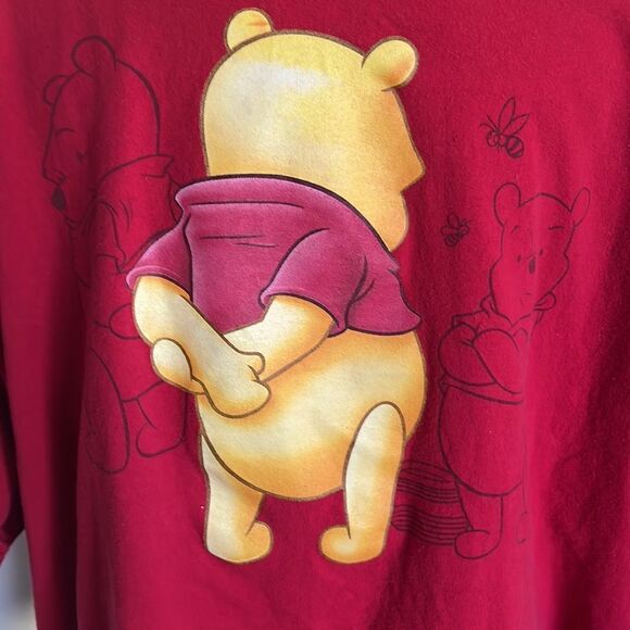Winnie The Pooh Red Graphic Shirt - Picture 5 of 11